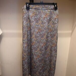 Christopher & Banks Vintage Floral Midi Skirt - Multicolor